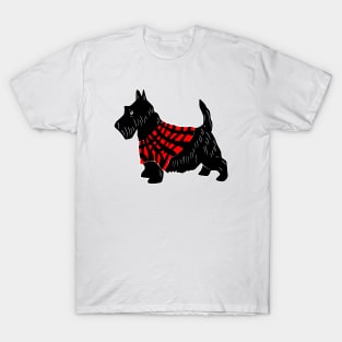 Black Scottish Terrier T-Shirt